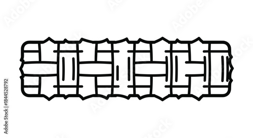 Simple chain link design illustration