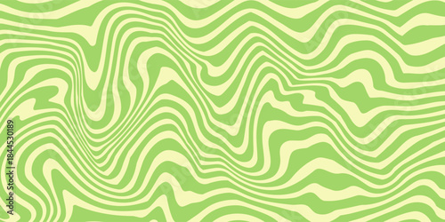 Trippy burst lines background. Psychedelic wavy stripes wallpaper. Linear sunburst swirl. Twisted and distorted curly texture. Vector