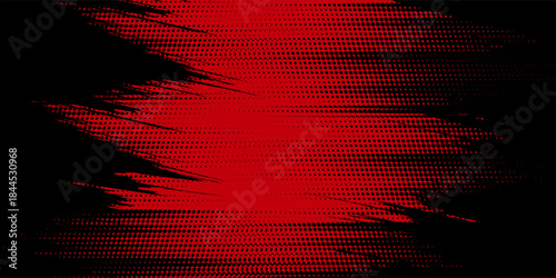 Halftone dots red and blue color pattern gradient grunge texture background. Dot pop art comic sport style vector illustration. grunge vector dots vector eps 10