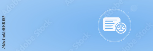 Header Bild Medienrecht Content Text Icon mit Waage Vektor copy space svg unter 60 kB