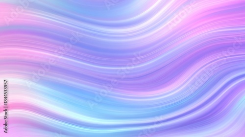 Wallpaper Mural Abstract pastel waves of color blend from pink to blue, flowing across the image Torontodigital.ca