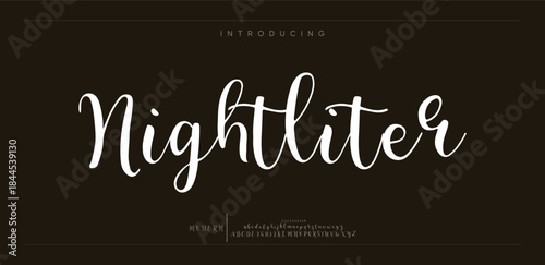 modern stylish typography capital alphabet letter logo design