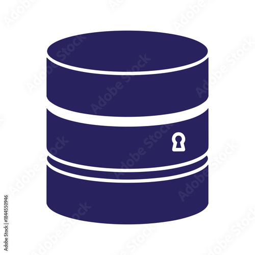 Secure database icon representing data protection