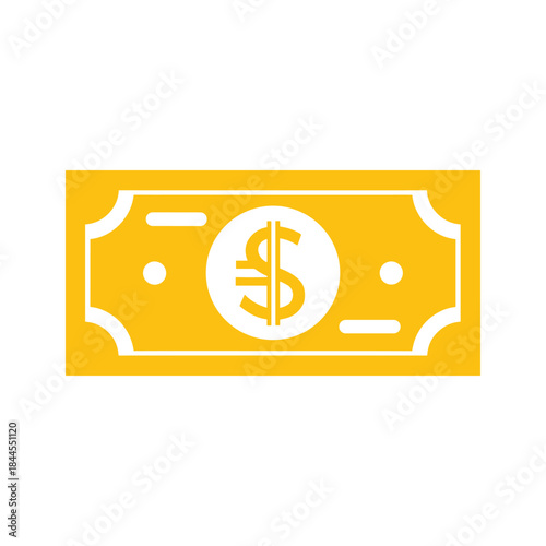 Dollar bill icon representing finance and currency