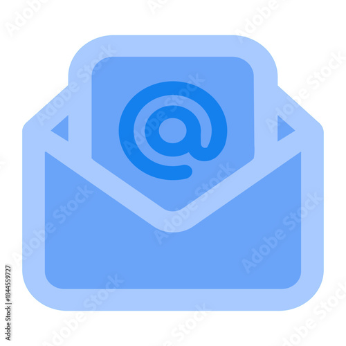 Illustrations Vector of Email message communication icon | Dual Tone Icon