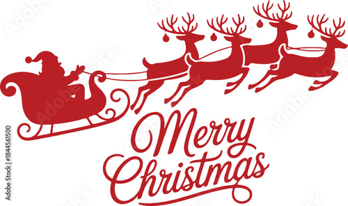 Christmas Sleigh Santa