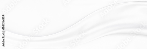 White gray satin texture that is white silver fabric silk panorama background with beautiful soft blur pattern natural.