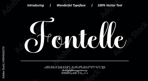 Elegant script font 21 with smooth flowing strokes and refined curves, ideal for luxury branding, logos, invitations, and sophisticated typography projects.