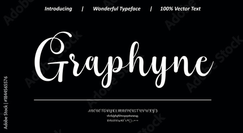 Modern calligraphy font 22 featuring graceful movement and balanced letterforms, perfect for premium branding, fashion design, and stylish visual identities.