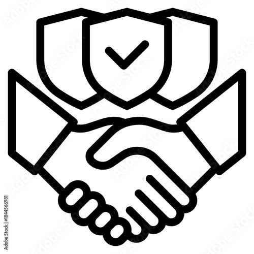 Collaboration,  organization, trust, social, collaboration, people, dea sharing, crowdsourcing, knowledge exchange, brainstorming, partnerships, research, outline icon vector design illustrator