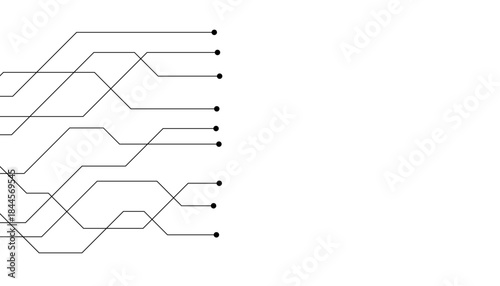 Abstract futuristic circuit board Illustration, Circuit board with various technology elements. Circuit board pattern for technology background. Vector illustration