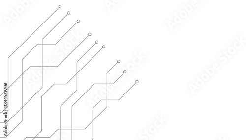 Abstract futuristic circuit board Illustration, Circuit board with various technology elements. Circuit board pattern for technology background. Vector illustration