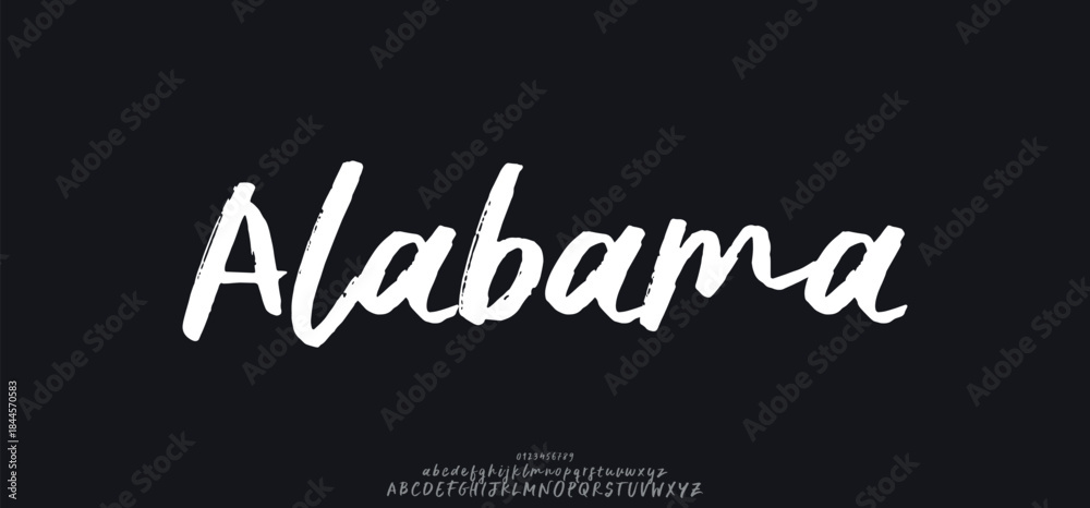 Obraz premium Abstract minimal modern alphabet fonts.