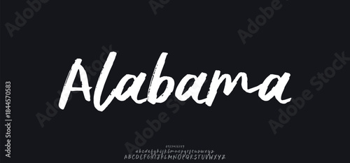 Abstract minimal modern alphabet fonts.