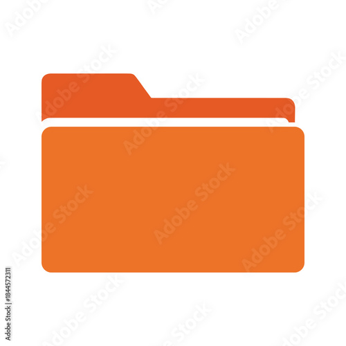 Orange folder icon representing file organization