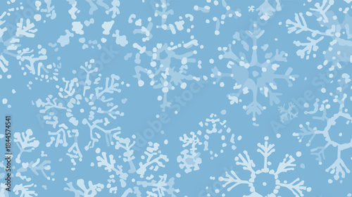 A light blue background with a texture of snowflakes and Christmas decorations. Perfect for holiday greeting cards, winter backgrounds, and festive invitations.