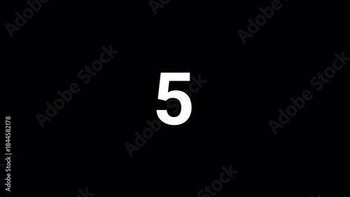 simple countdown timer 10 to 0 4k