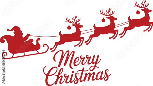 Christmas Sleigh Santa 