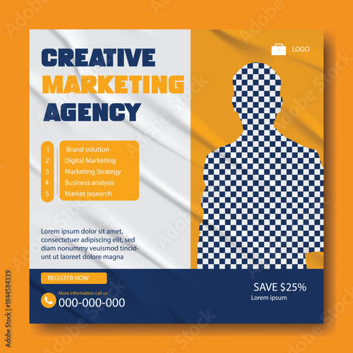 Digital Marketing Agency Promotion Template.
Modern Digital Marketing Social Media Design.
Online Marketing Business Creative Template.
Digital Marketing Strategy Banner Design.