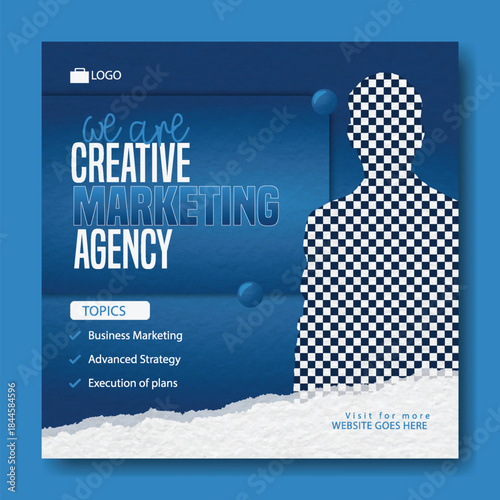 Digital Marketing Agency Promotion Template.
Modern Digital Marketing Social Media Design.
Online Marketing Business Creative Template.
Digital Marketing Strategy Banner Design.