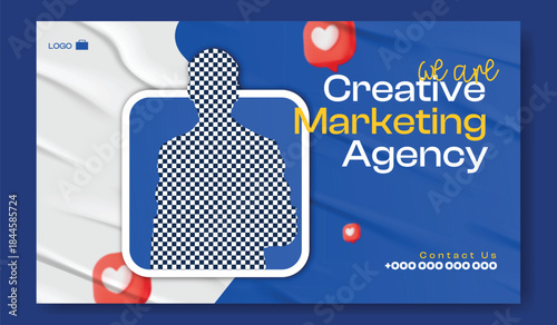 Digital Marketing Agency Promotion Template.
Modern Digital Marketing Social Media Design.
Online Marketing Business Creative Template.
Digital Marketing Strategy Banner Design.