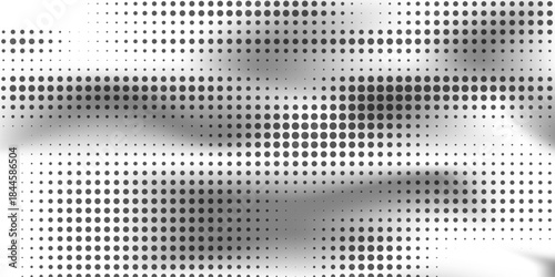 Modern light black gradient background with black glitter spots or dots and waves. Minimalist background, simple abstract background with white background.