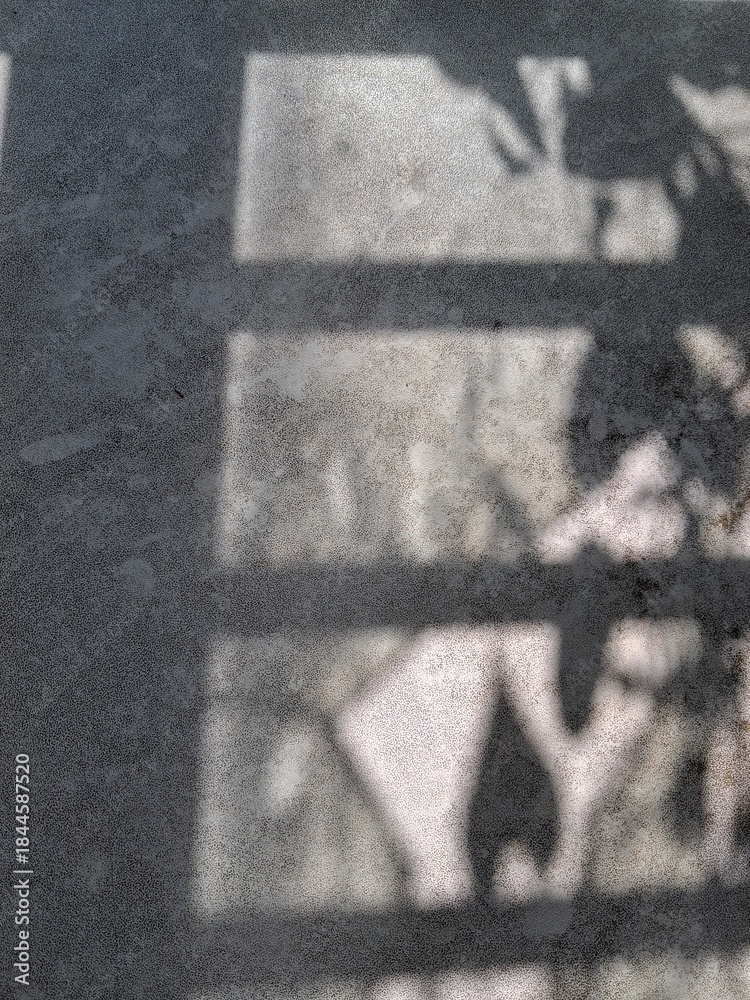 Naklejka premium Blurry shadows on a wall abstract texture