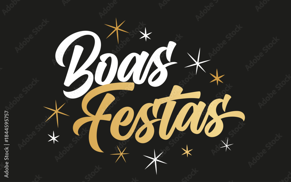Fototapeta premium Boas festas