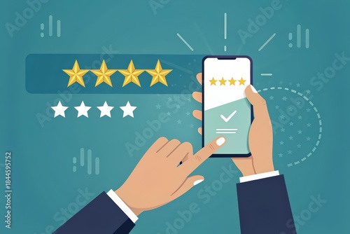Customer Experience Concept Background, Best Excellent Services Visual, Satisfaction Rating Background, High-Resolution Professional Service Design, Customer Satisfaction Theme Backdrop