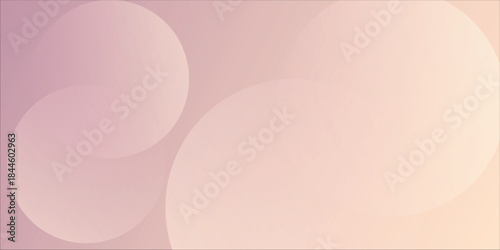 Soft Pink Abstract Background With Large Overlay Circles And Gentle Gradient For Design Projects