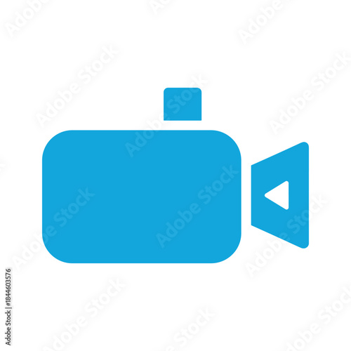 Simple video camera icon design