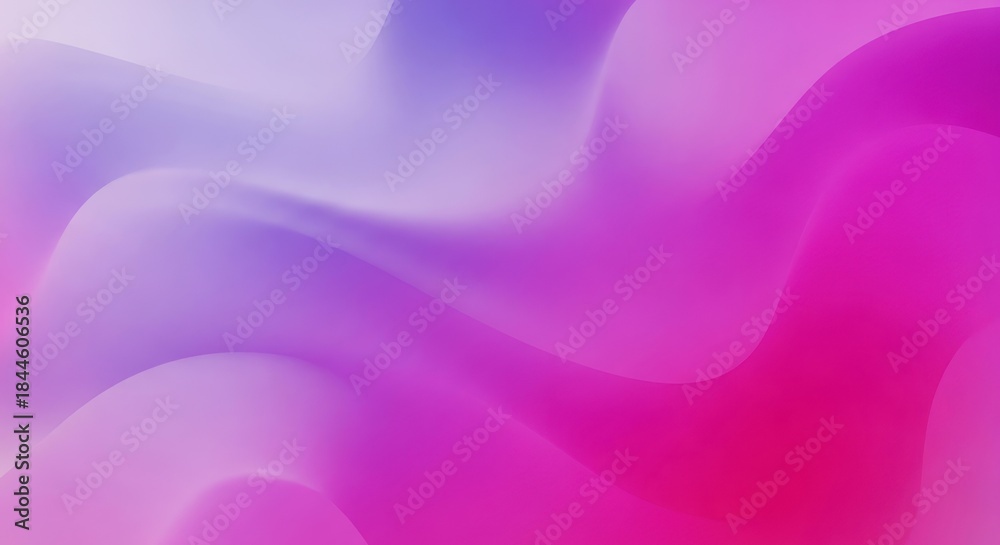 Obraz premium Abstract pink and purple wave pattern with a gradient effect.