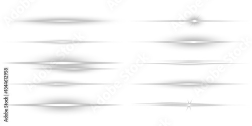Fotografie White horizontal light effect of lens flares