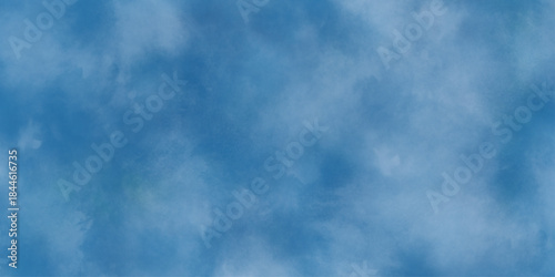 Bright blue sky with white clouds, a perfect summer day weather background