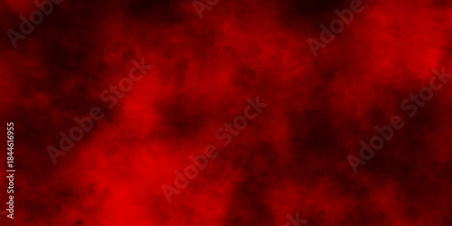 Abstract fiery red smoke texture design with dark orange light and grunge inferno pattern