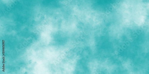 Blue sky background with clouds, offering a bright and natural texture for design or wallpaper