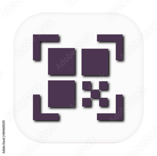 QR Scan Frame — Code Recognition Icon
