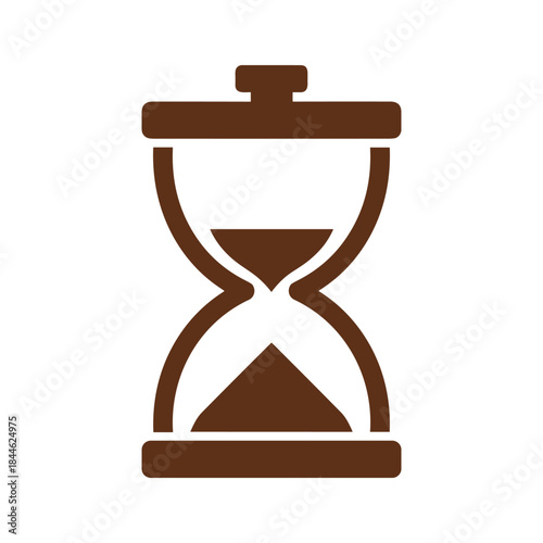 Hourglass icon representing time and patience
