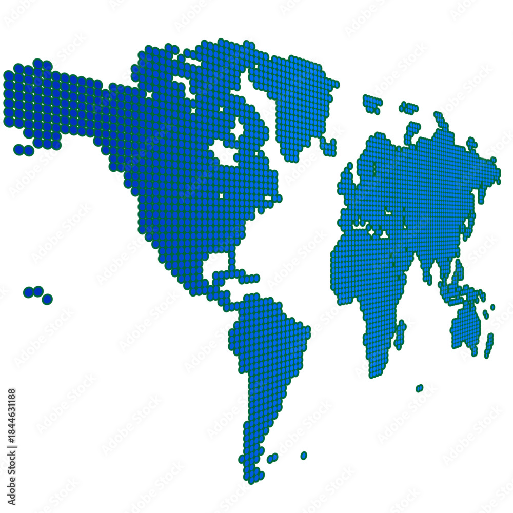 Fototapeta premium World map , isolated on white background for website layouts, background,education, precise. Travel worldwide, map silhouette backdrop, earth geography, political, reports.