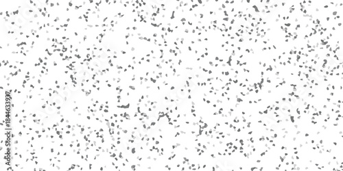 Scattered Grey Speckled Texture with Irregular Shapes on a White Background for Abstract Design and Digital Art Applications