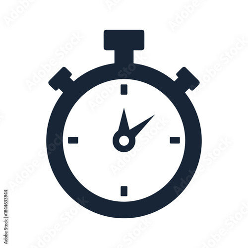 Stopwatch icon symbolizing time management and efficiency