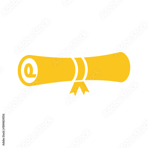 Certificate or document icon representing achievement or qualification