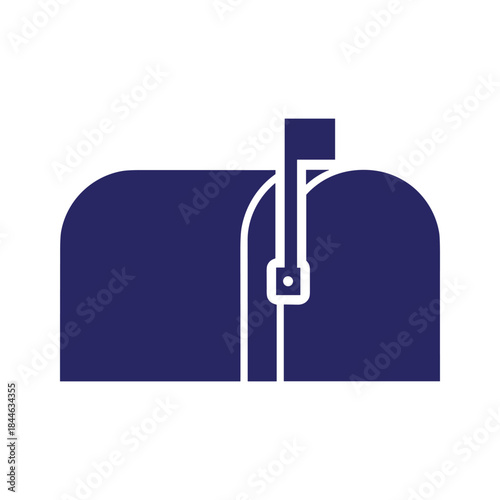 Simple duffle bag icon