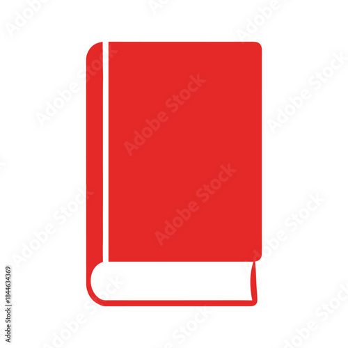 Free Download Red book icon on white background - GFXLoad