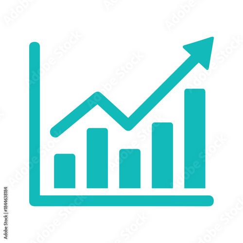 Increasing trend in bar graph with arrow Free Download Increasing trend in bar graph with arrow - GFXLoad