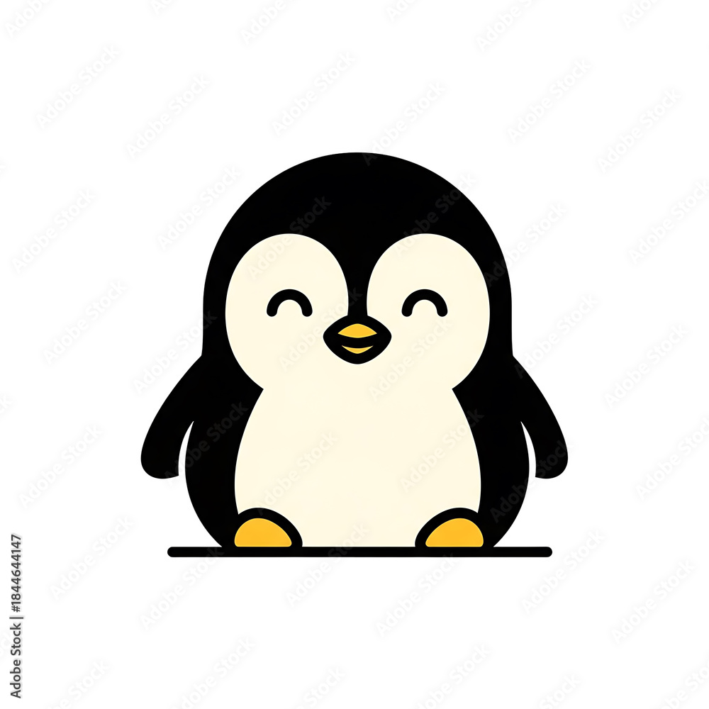 Fototapeta premium Cute Penguin Character.