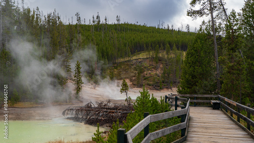 Bilde på lerret Yellowstone Hot Springs