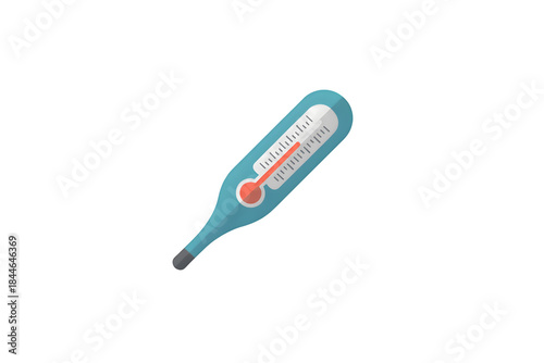 thermometer icon isolated on white background