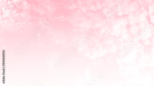 Beautiful pink sky with clouds background