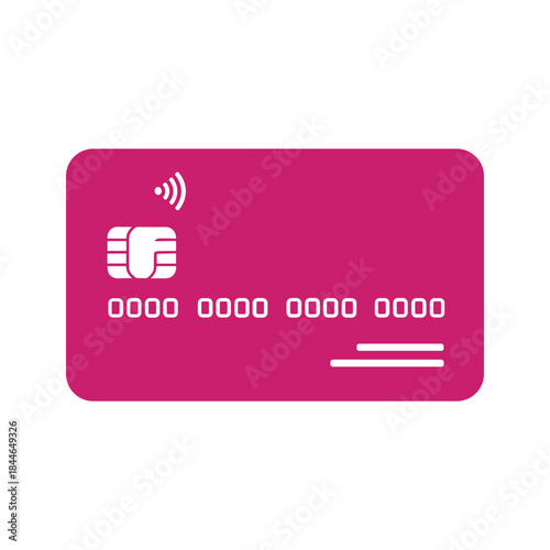 Credit card with contactless payment technology